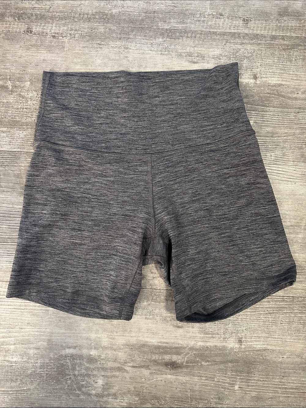 lululemon athletica Heathered Charcoal High-Rise Athletic Shorts